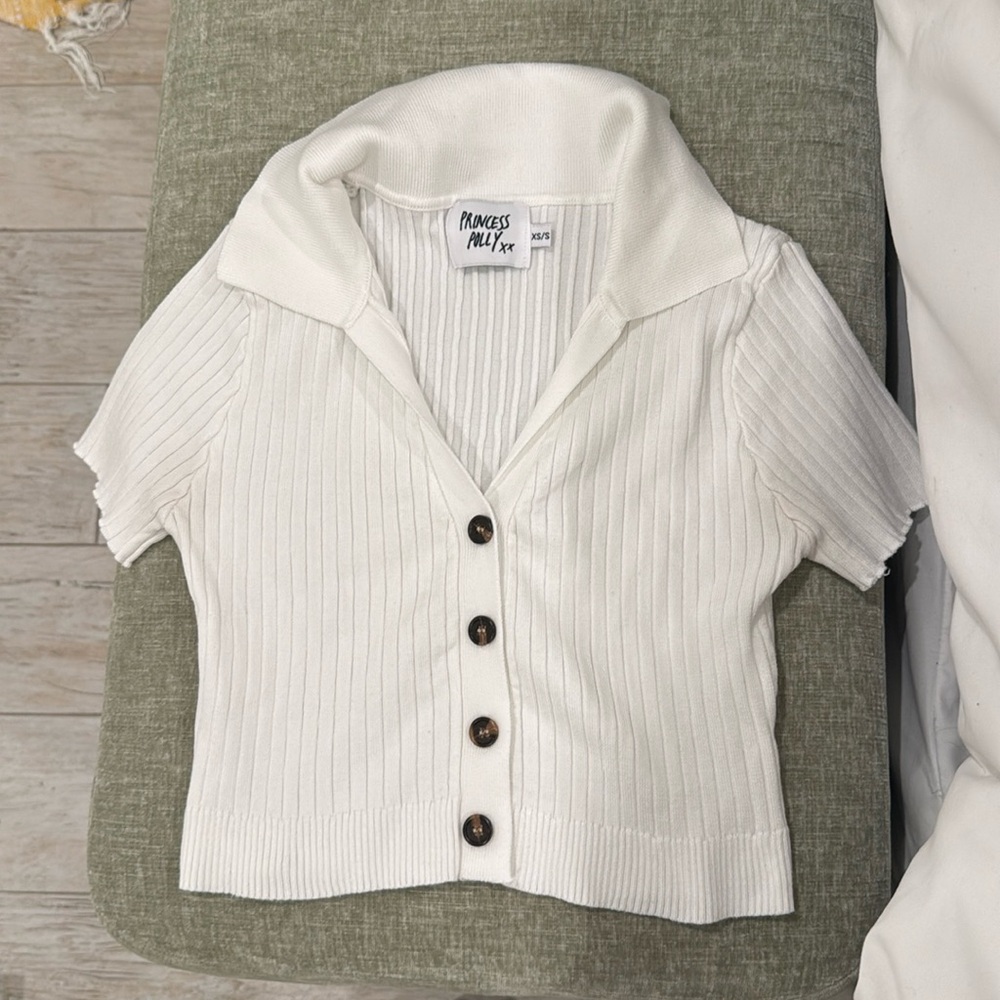 Princess Polly xs white shirt
